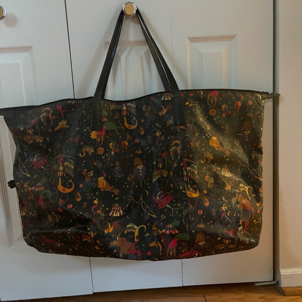 Piero Guidi vintage HUGE overnight shoulder bag